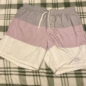 XL White Purple Grey Mens Nike shorts